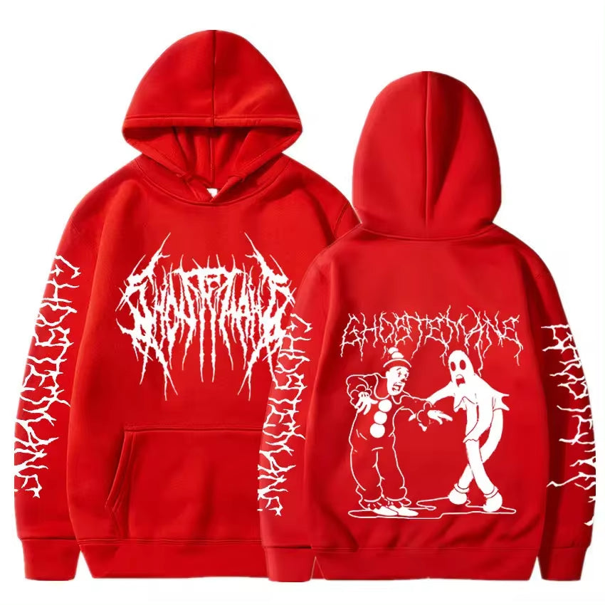 Men Women Fashion Hoodies Kids Hip Hop Hoodies Sweatshirts Men'S Clothing Rapper Sweats Gothic Coats Boy Ghostemane Hoodies